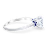 Art Deco Round Natural Stone Halo Ring