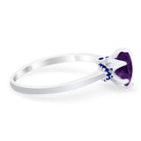 Art Deco Round Natural Stone Halo Ring