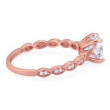 Vintage Style Round Natural Stone Ring