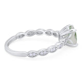 Vintage Style Round Natural Stone Ring