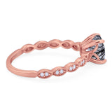 Vintage Style Round Natural Stone Ring