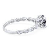 Vintage Style Round Natural Stone Ring