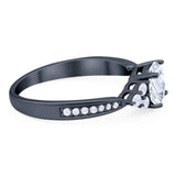 Vintage Style Round Natural Stone Ring