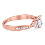 Vintage Style Round Natural Stone Ring