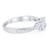 Vintage Style Round Natural Stone Ring