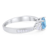 Vintage Style Round Natural Stone Ring