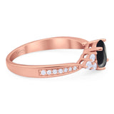 Vintage Style Round Natural Stone Ring