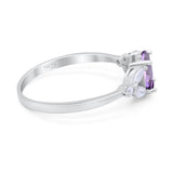 Art Deco Oval Trillium Ring