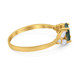 Art Deco Oval Trillium Ring