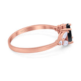 Art Deco Oval Trillium Ring