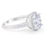 Art Deco Oval Natural Stone Wedding Ring