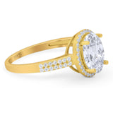 Art Deco Oval Natural Stone Wedding Ring