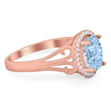 Art Deco Oval Natural Stone Filigree Ring