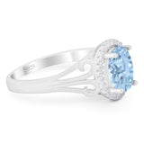 Art Deco Oval Natural Stone Filigree Ring