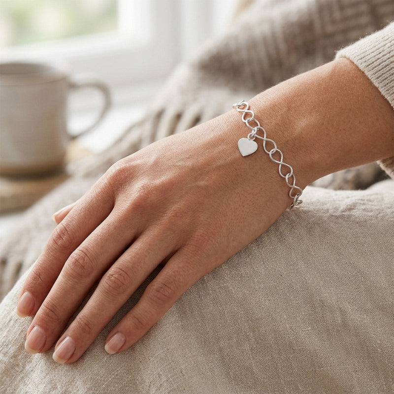 Infinity Link Chain Bracelet