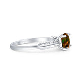 leaf Solitaire Ring