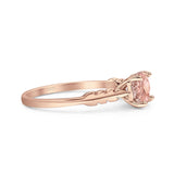 leaf Solitaire Ring