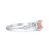 leaf Solitaire Ring