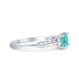 leaf Solitaire Ring