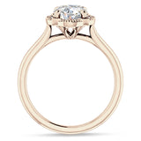 IGI Certified Round 1 Carat Lab Grown Diamond Art Deco Floral Ring