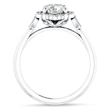 IGI Certified Round 2 Carat Lab Grown Diamond Art Deco Floral Beaded Ring