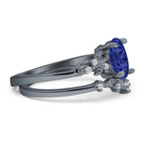 Two Piece CZ Ring