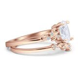 Two Piece CZ Ring