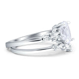 Two Piece CZ Ring