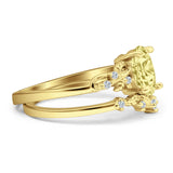 Two Piece CZ Ring