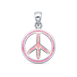 Peace Sign Pendant 
