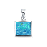 Princess Cut Pendant 