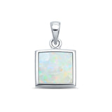 Princess Cut Pendant 