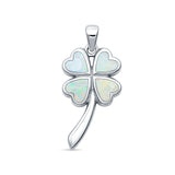 Plumeria Heart Pendant 