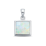 Princess Cut Pendant 