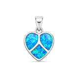 Peace Heart Pendant