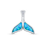 Whale Tail Pendant Necklace