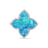 Quatrefoil Flower Pendant