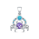 Crab Pendant Necklace