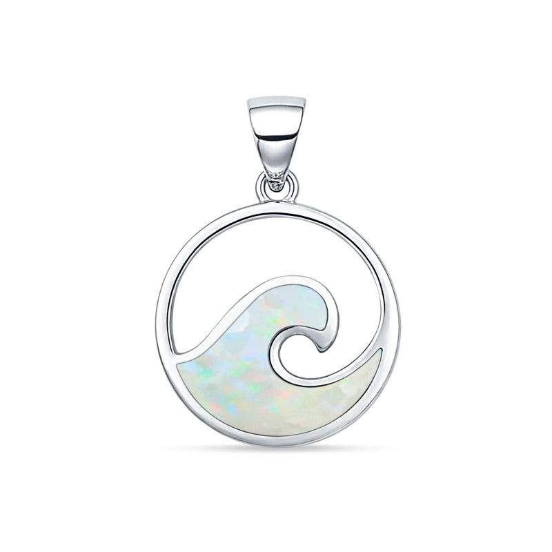 Wave Pendant Necklace