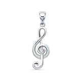 Musical Note Pendant Necklace