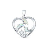  Heart & Star Pendant 