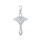  Celtic Cross & Heart Pendant 