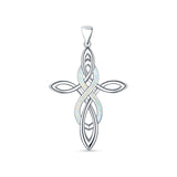  Celtic Cross & Infinity Pendant 