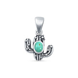 Cactus Pendant Necklace