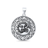  Celtic Sun & Moon Pendant Necklace