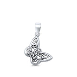  Celtic Butterfly Pendant Necklace
