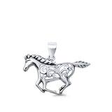  Horse Pendant Necklace
