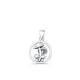  Mushrooms Pendant Necklace