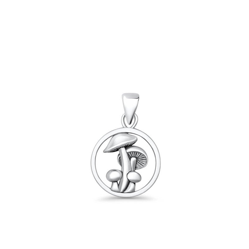  Mushrooms Pendant Necklace