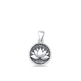  Lotus Pendant Necklace